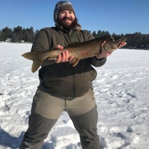 Maine ice fishing