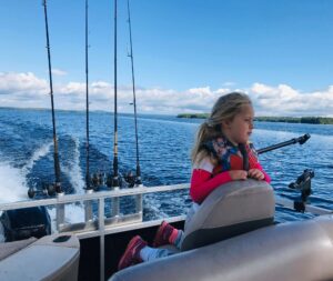 Photo of a cruise on the Bucks Bass and Beyond charter boat.