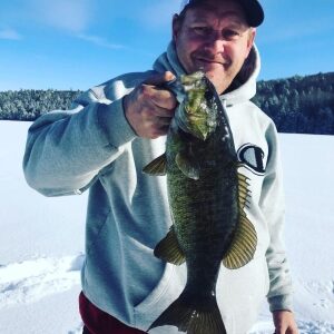 big ice fish catch in Maine